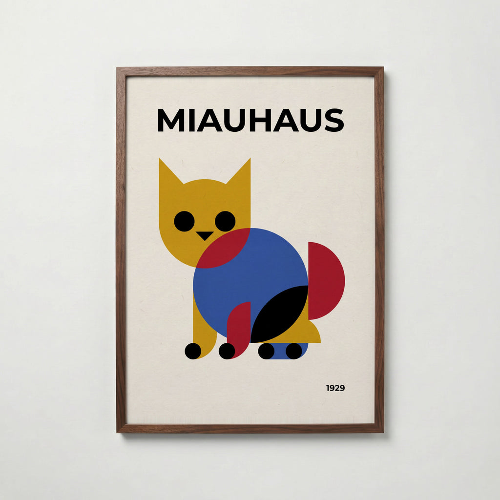 Miauhaus Poster – valnötsram