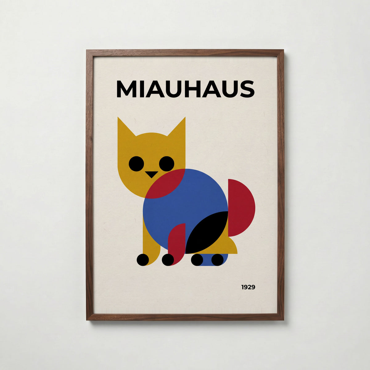 Miauhaus Poster – valnötsram