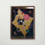 Wassily Kandinsky Accent in Pink 1926 Poster – valnötsram