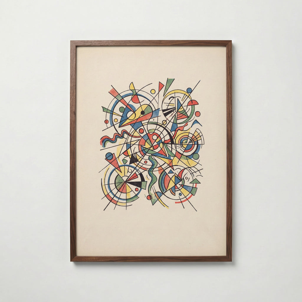 Wassily Kandinsky Little Worlds Poster – valnötsram