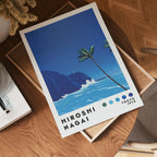 Hiroshi Nagai Coastal Breeze poster visualiserad på vägg – från Posternord i hög kvalitet