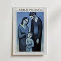 Picasso A Family in Silence – stilfullt konsttryck från Posternord, tryckt på matt finpapper