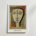 Picasso Neutral Toned Face – stilfullt konsttryck från Posternord, tryckt på matt finpapper