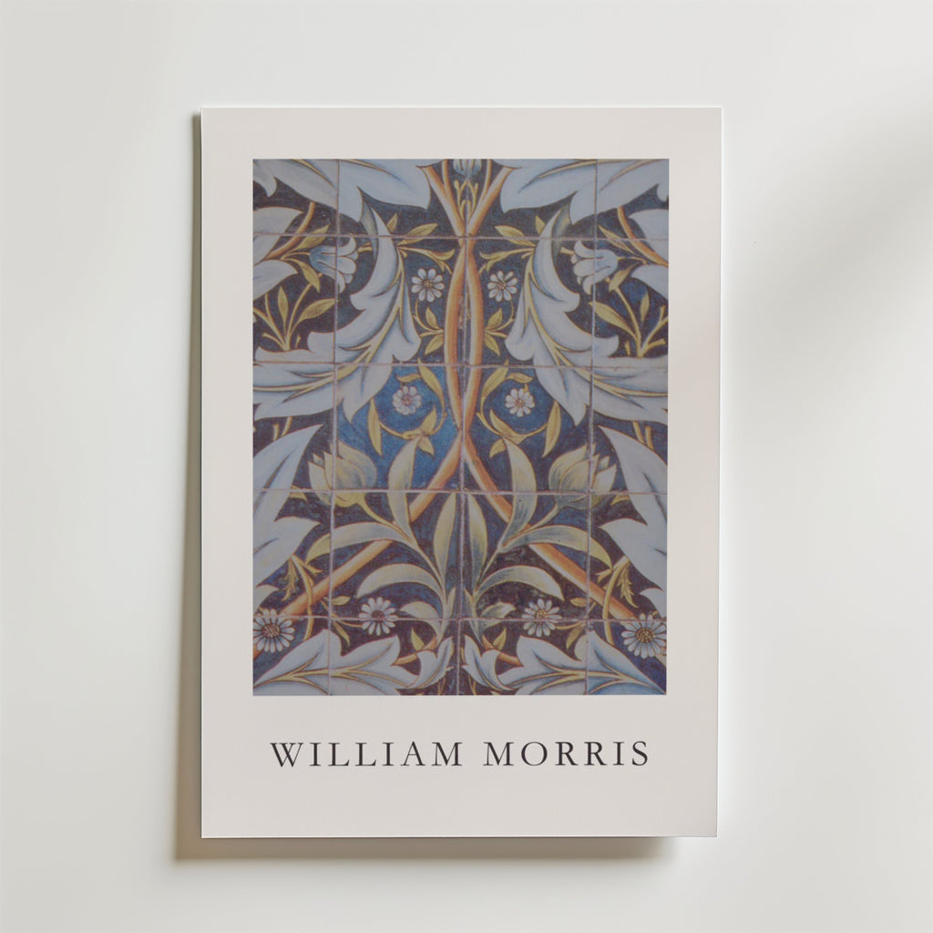 William Morris Ceramic Tiles – stilfullt konsttryck från Posternord, tryckt på matt finpapper