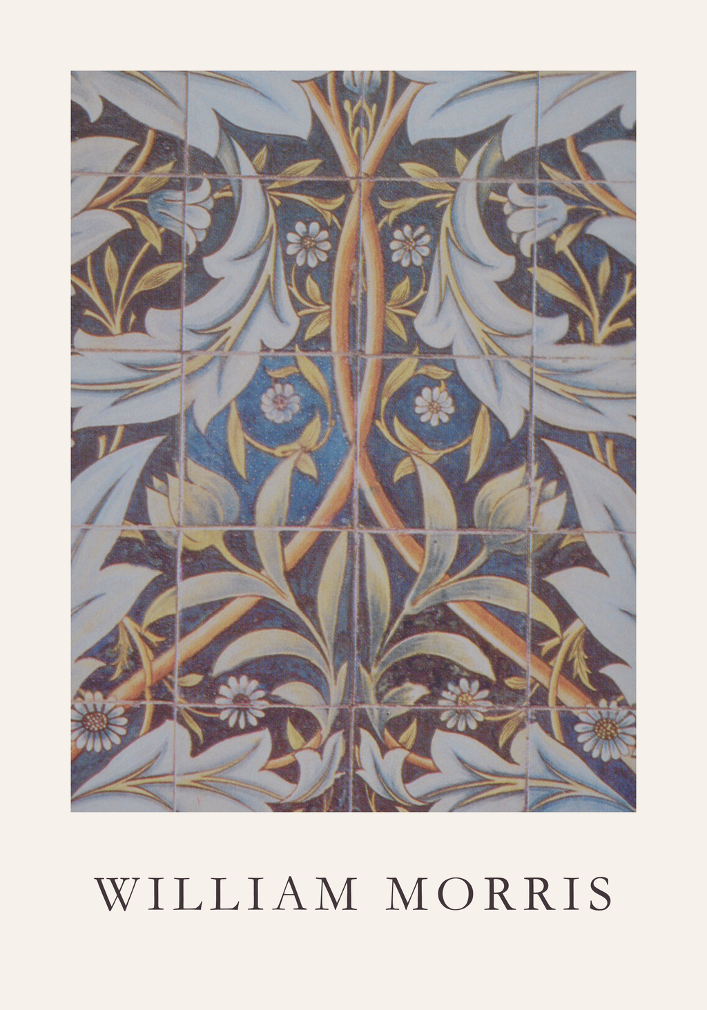 William Morris Ceramic Tiles poster visad rakt fram – Posternord affisch i hög tryckkvalitet