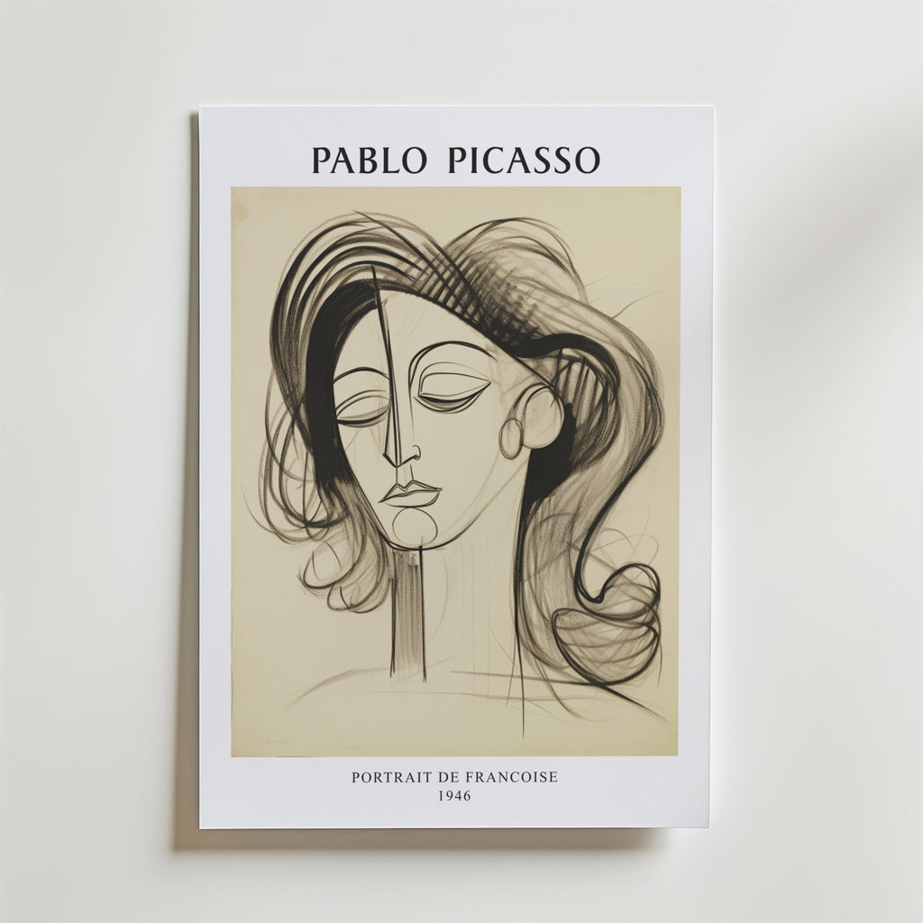 Picasso Serene Elegance – stilfullt konsttryck från Posternord, tryckt på matt finpapper