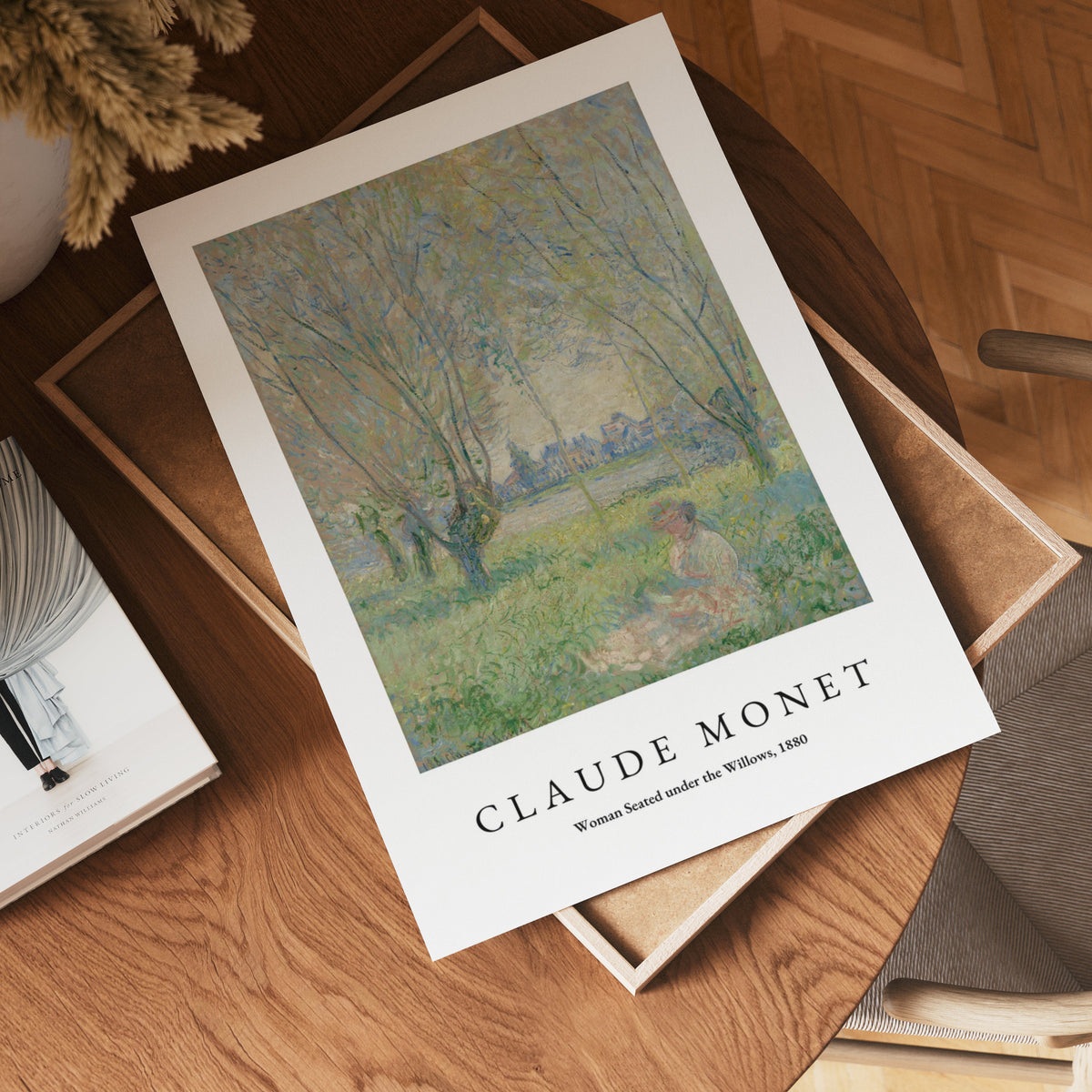 Claude Monet Seated Woman – affisch med stilfullt motiv från Posternord i hög kvalitet