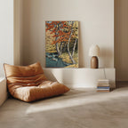 Autumn at Oirase Kawase affisch i minimalistiskt sovrum – köp enkelt hos Posternord