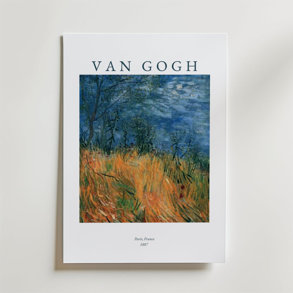 Van Gogh Paris – stilfullt konsttryck från Bozetto, tryckt på matt finpapper i hög tryckkvalitet