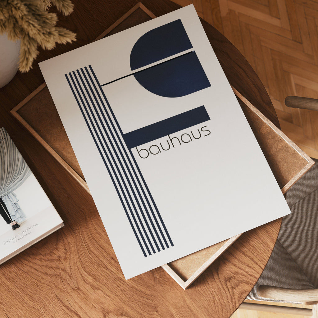 Bauhaus Modern Geometry – affisch med stilfullt motiv från Posternord i hög kvalitet