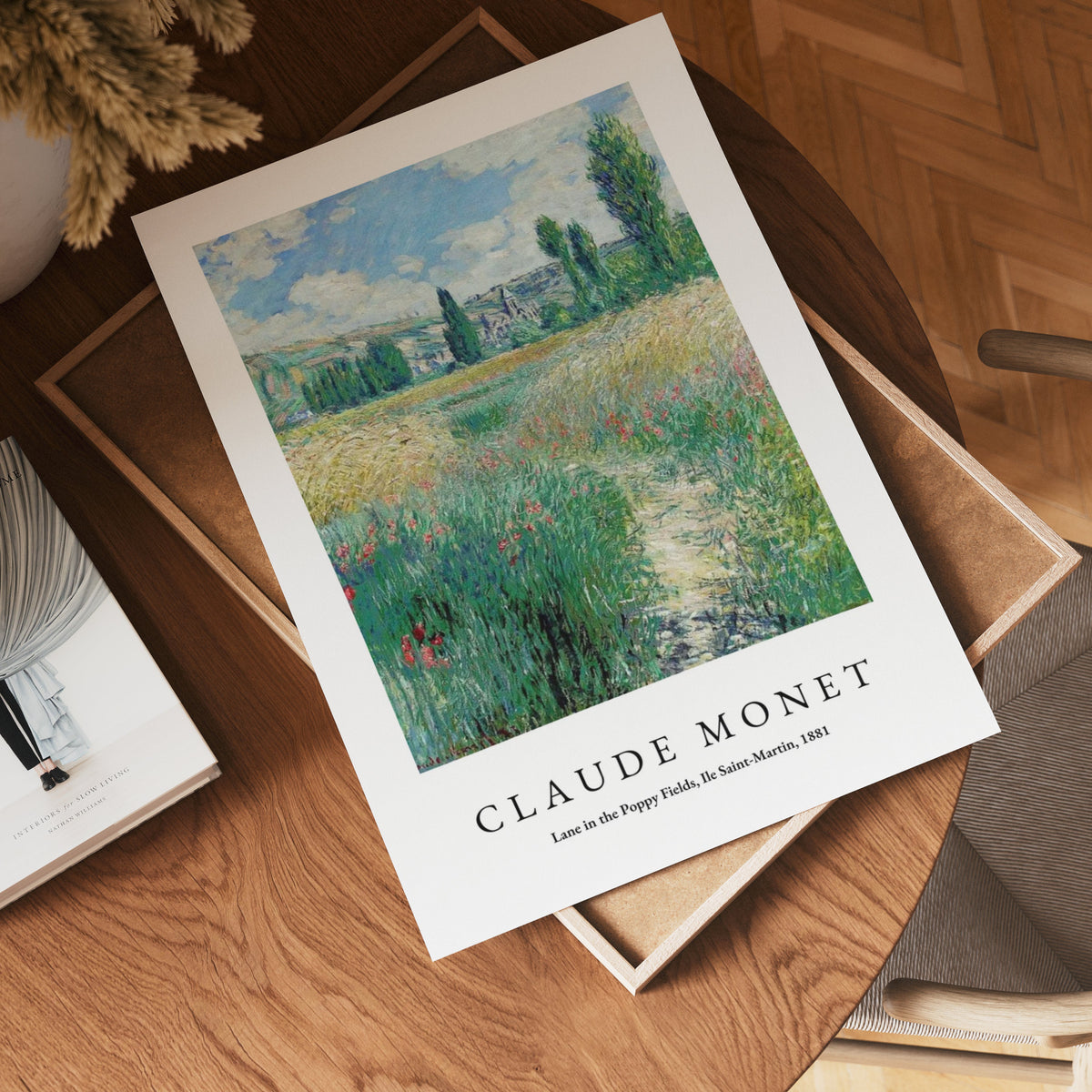 Claude Monet Lane In The – affisch med stilfullt motiv från Posternord i hög kvalitet