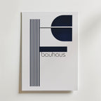 Bauhaus Modern Geometry – stilfullt konsttryck från Posternord, tryckt på matt finpapper