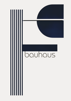 Bauhaus Modern Geometry poster visad rakt fram – Posternord affisch i hög tryckkvalitet