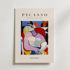 Picasso Cubist Siesta – stilfullt konsttryck från Bozetto, tryckt på matt finpapper