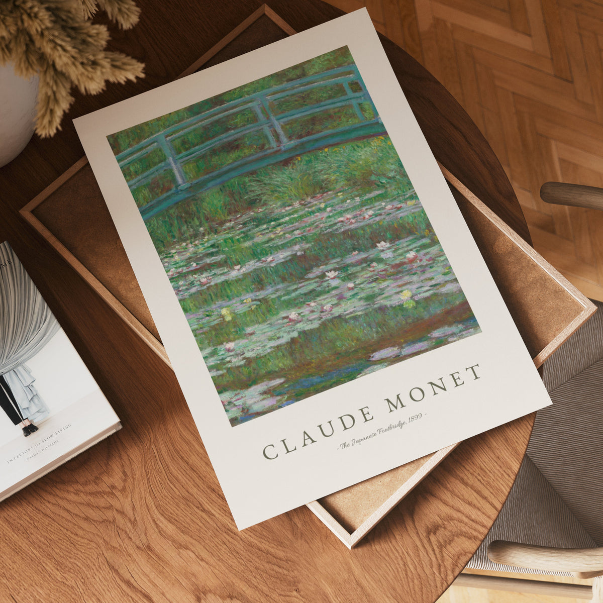 Claude Monet Footbridge – affisch med stilfullt motiv från Posternord i hög kvalitet
