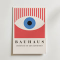 Bauhaus Eye Design – stilfullt konsttryck från Bozetto, tryckt på matt finpapper