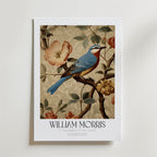William Morris Bluebird Blossom affisch på neutral bakgrund – poster från Posternord