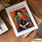 La Femme au Chat Matisse – affisch med stilfullt motiv från Bozetto i hög kvalitet