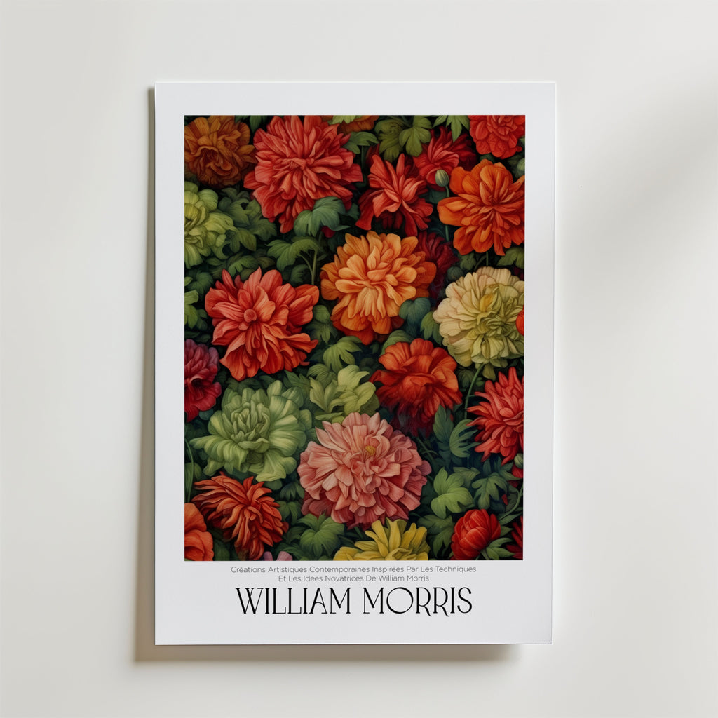 William Morris Autumn Garden – stilfullt konsttryck från Posternord, tryckt på matt finpapper