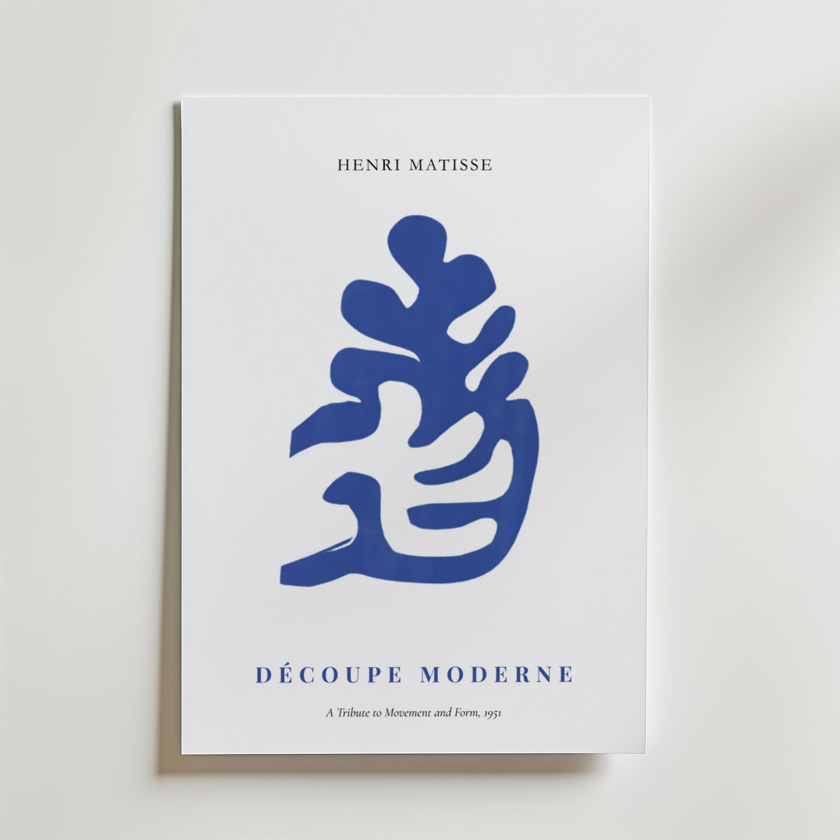 Matisse Decoupe Moderne – stilfullt konsttryck från Bozetto, tryckt på matt finpapper