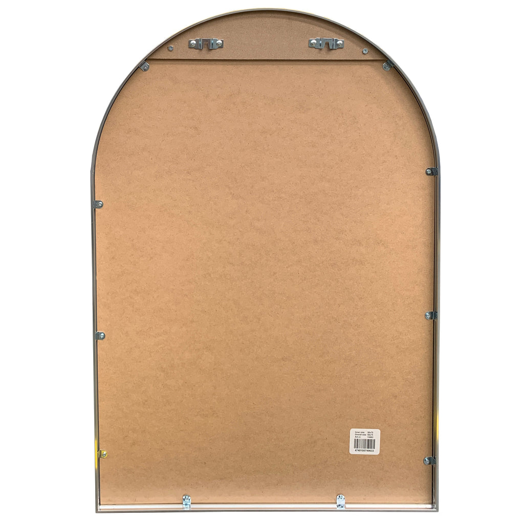 Sävelången – Valvspegel med silverram 50 × 75 cm