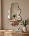 Torneträsk – Asymmetrisk spegel 40×70 cm – stilren designspegel för hall, badrum eller sovrum hos Posternord