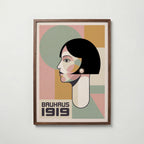 Bauhaus Bob Poster – valnötsram