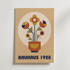 Bauhaus Flowerpot Poster – canvas utan passepartout