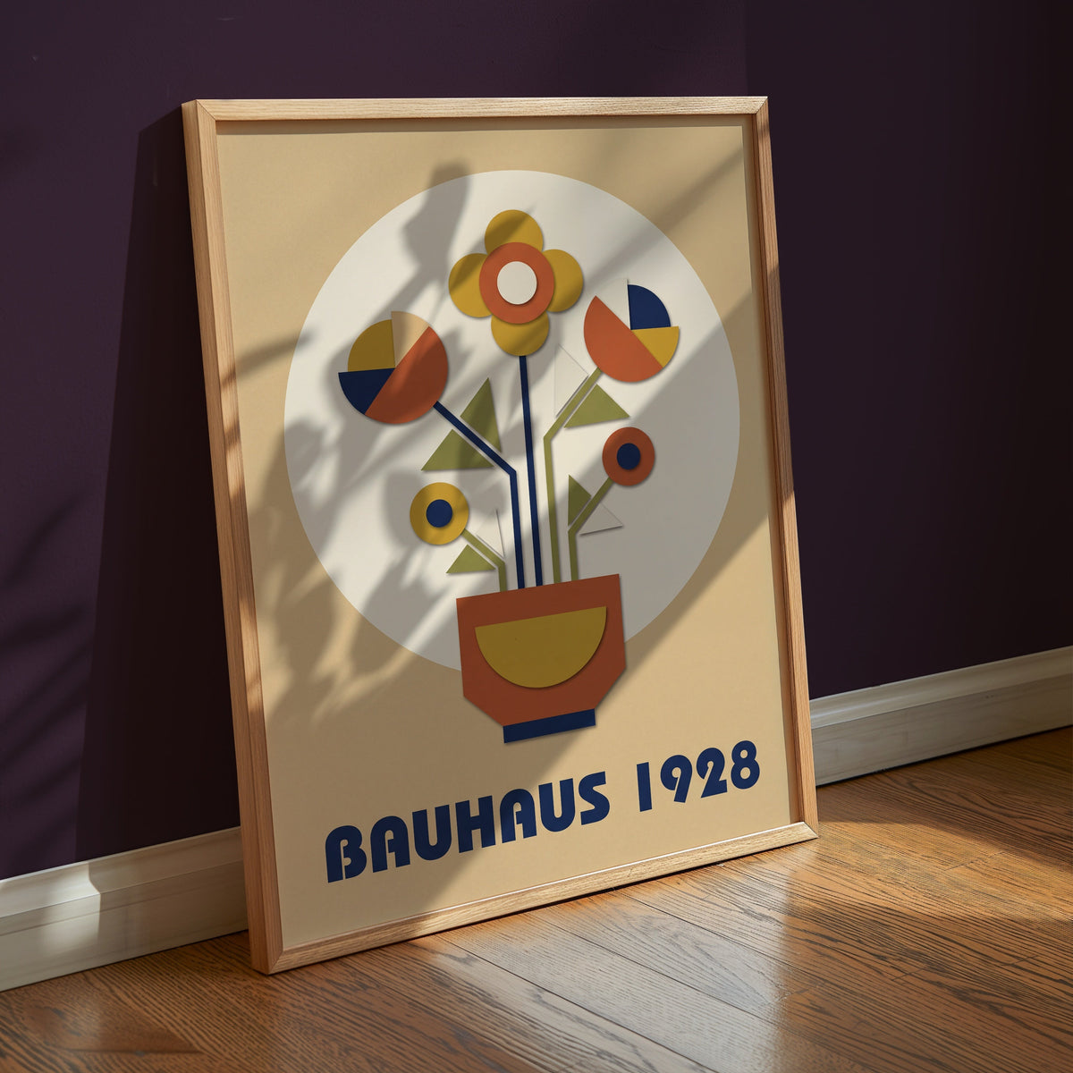 Bauhaus Flowerpot Poster – i rum 5