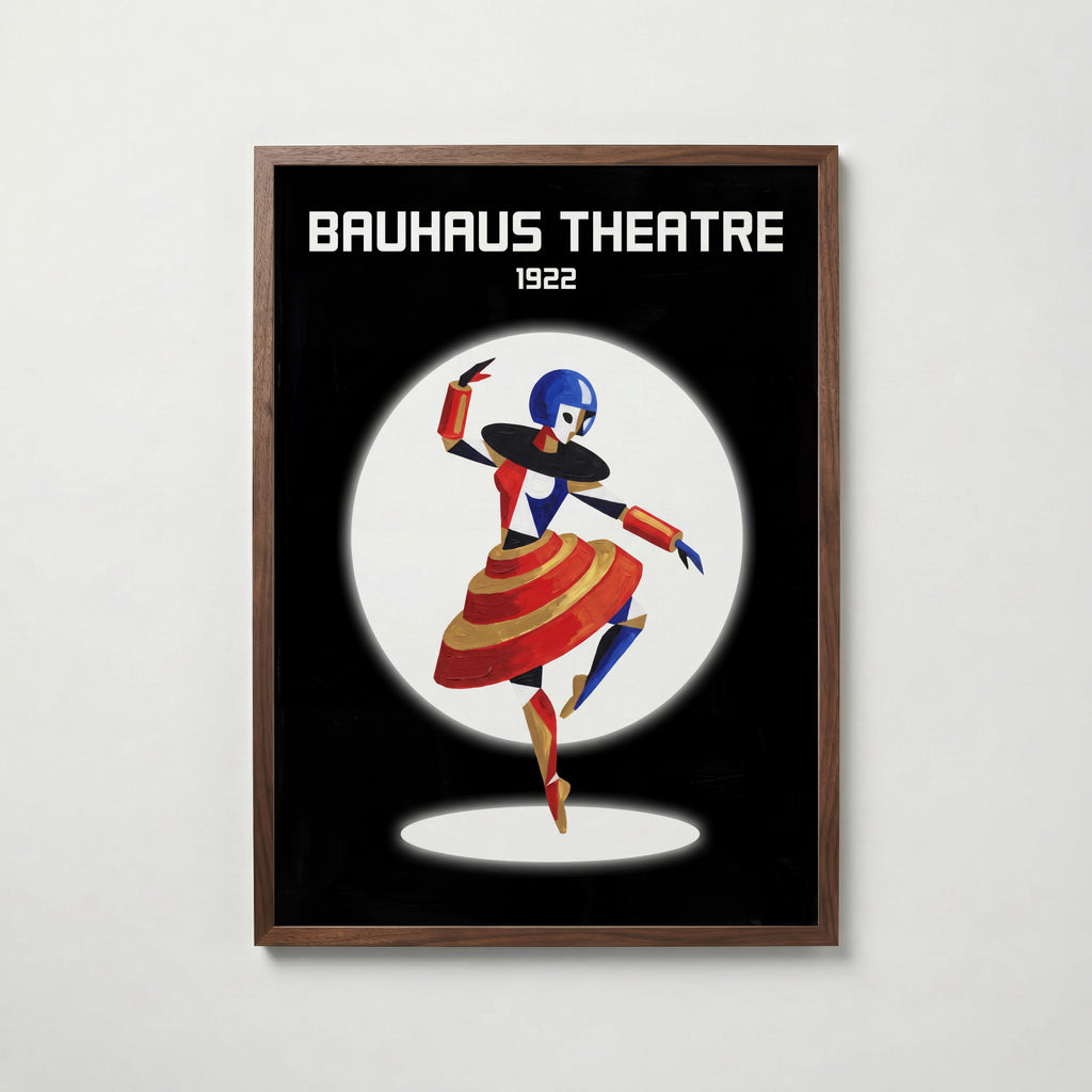 Bauhaus Theatre Poster – valnötsram