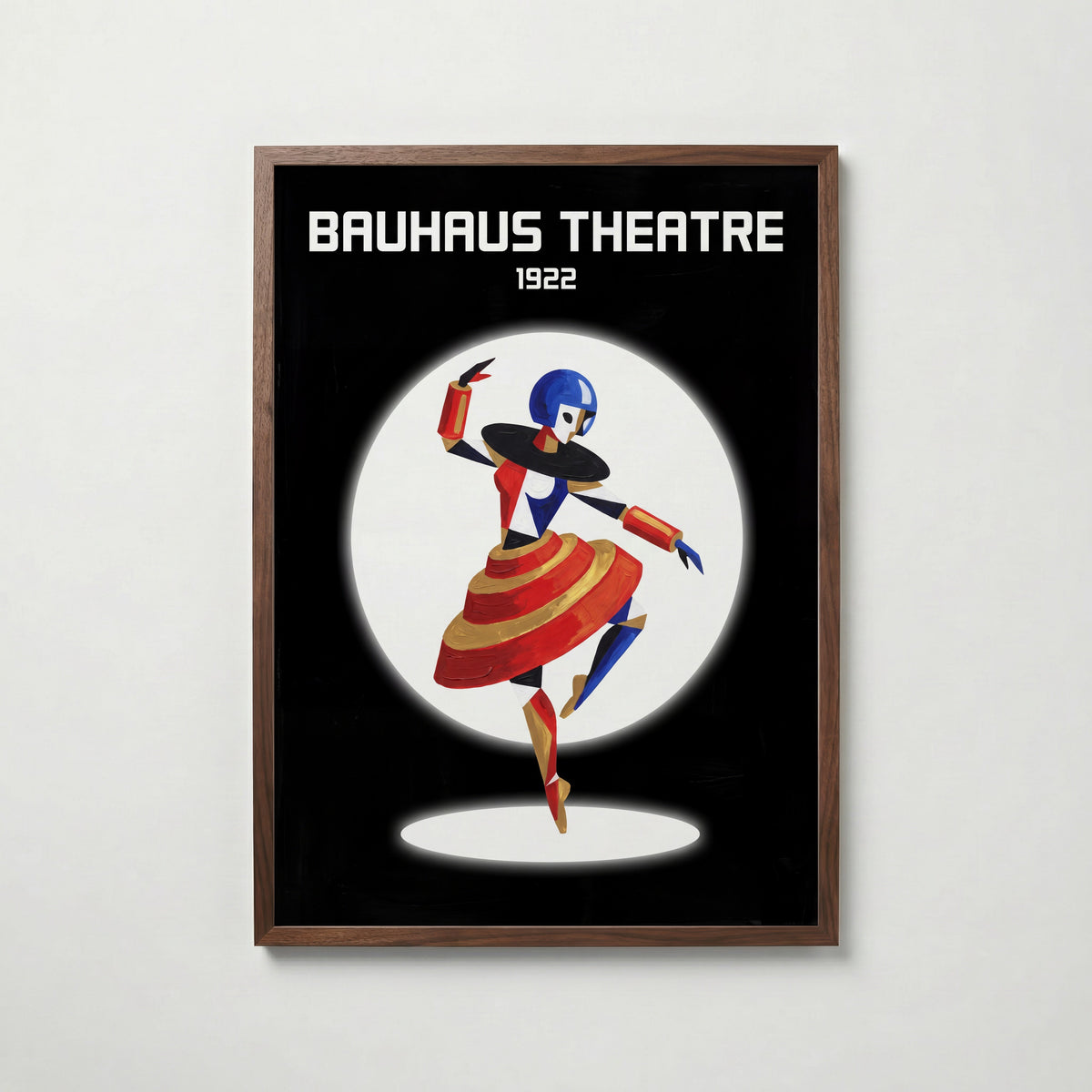 Bauhaus Theatre Poster – valnötsram