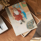 Carl Larsson Brita i poster visad rakt fram – Bozetto affisch i hög tryckkvalitet