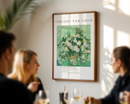 Van Gogh Vase With Pink poster visualiserad på vägg – från Posternord i hög kvalitet