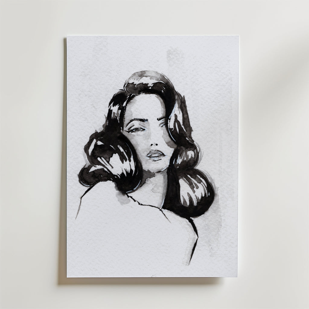 Helena Engström Gaze – stilfullt konsttryck från Posternord, tryckt på matt finpapper