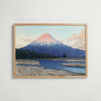 Fuji River Hasui Kawase – affisch med stilfullt motiv från Posternord i hög kvalitet
