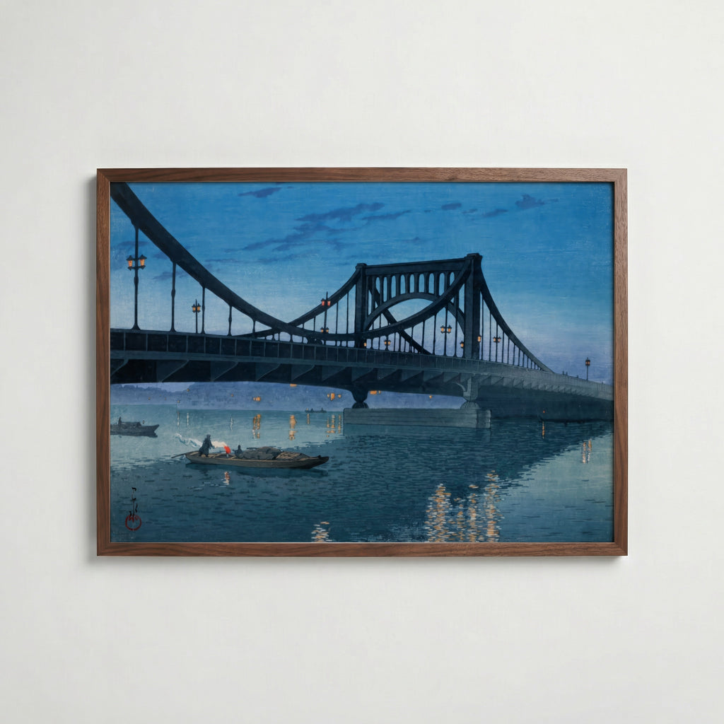 Kiyosubashi Bridge Hasui – köp enkelt hos Posternord konsttryck i hög kvalitet i hög kvalitet