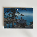 Moon at Goura Hasui Kawase – stilfullt konsttryck från Posternord, tryckt på matt finpapper