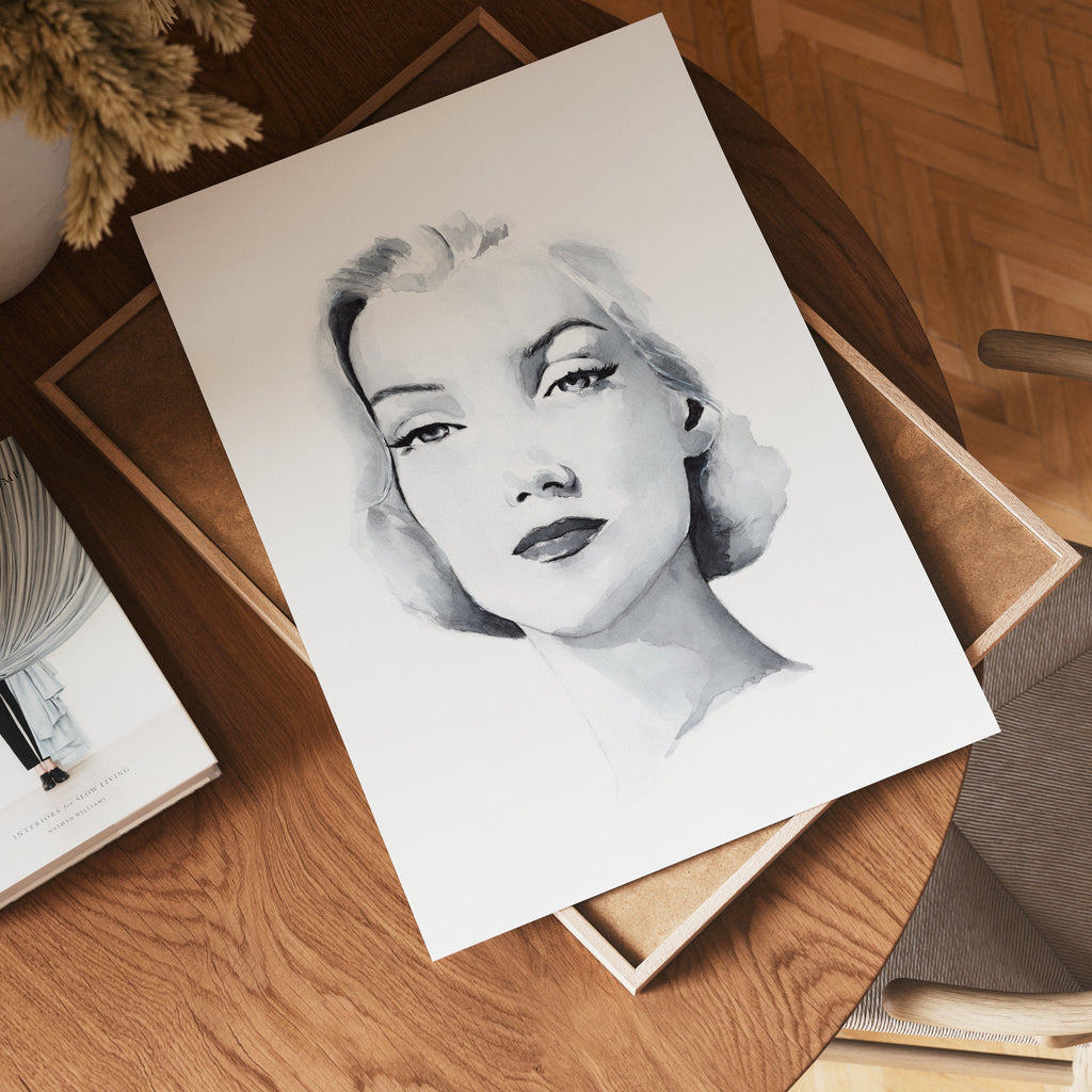 Helena Engström Marilyn III – affisch med stilfullt motiv från Posternord i hög kvalitet