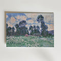 Claude Monet Spring Meadow Giverny 1890 affisch i neutral inramning – konsttryck från Posternord i hög kvalitet
