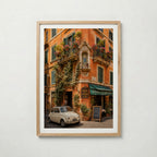 Marco Ricci Osteria da Francesco Roma Poster – pittoresk restaurangfasad i Roms historiska gatumiljö