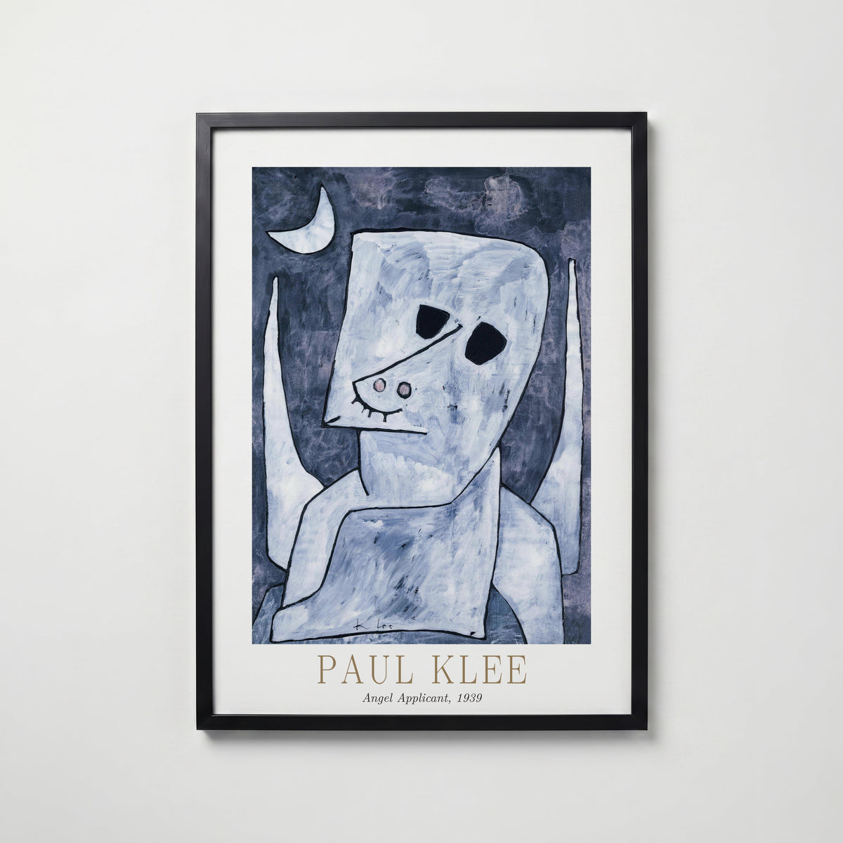 Paul Klee Angel Applicant 1939 Poster – svart ram