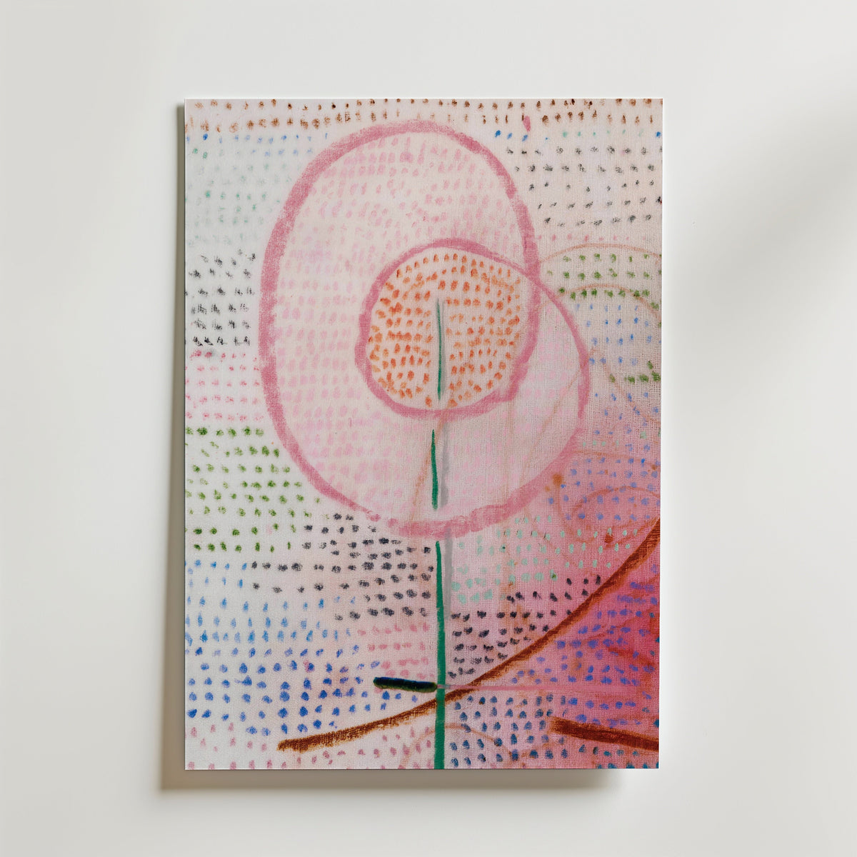 Paul Klee Blossoming 1934 Poster – canvas utan passepartout