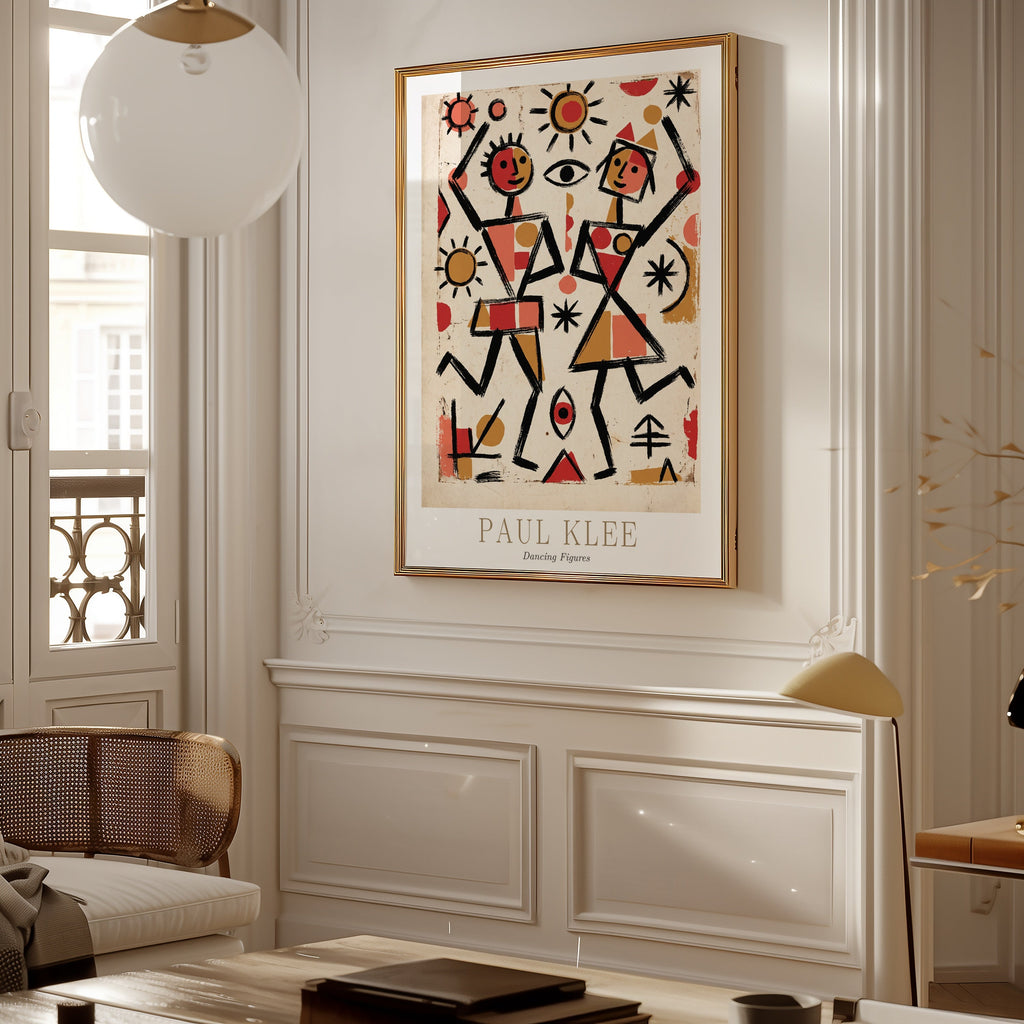 Paul Klee Dancing Figures Poster – i rum 3