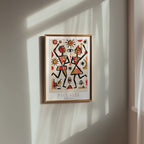 Paul Klee Dancing Figures Poster – i rum 4