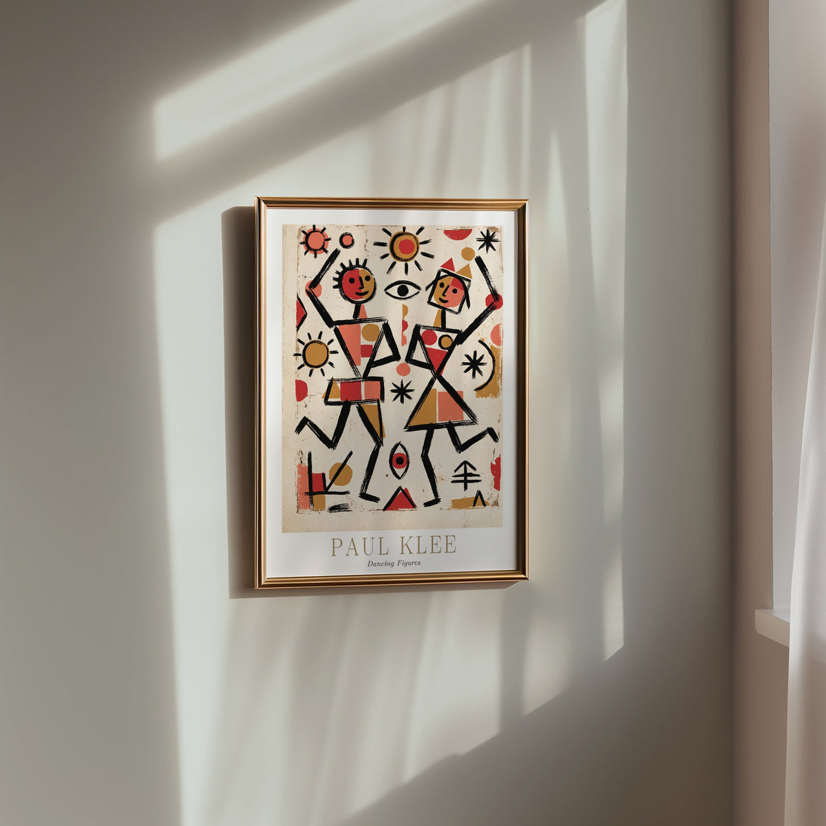Paul Klee Dancing Figures Poster – i rum 4