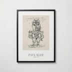 Paul Klee Donkey 1925 Poster – svart ram