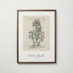 Paul Klee Donkey 1925 Poster – valnötsram