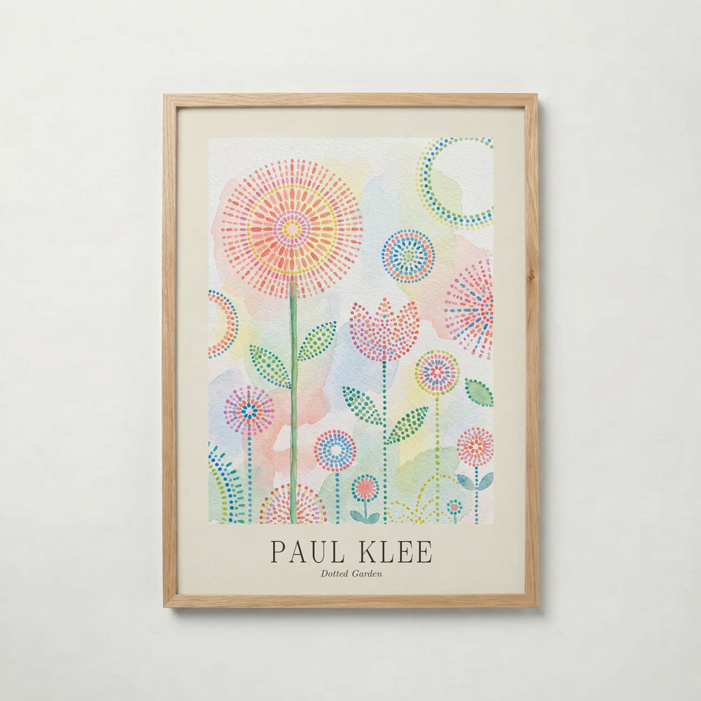 Paul Klee Dotted Garden Poster – ekram