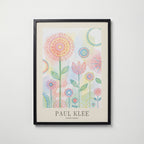 Paul Klee Dotted Garden Poster – svart ram