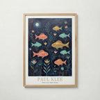 Paul Klee Fish in the Night Garden Poster – ekram
